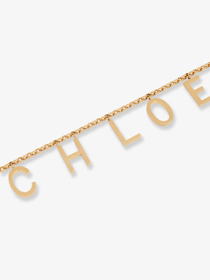 Chloé Letters metal belt