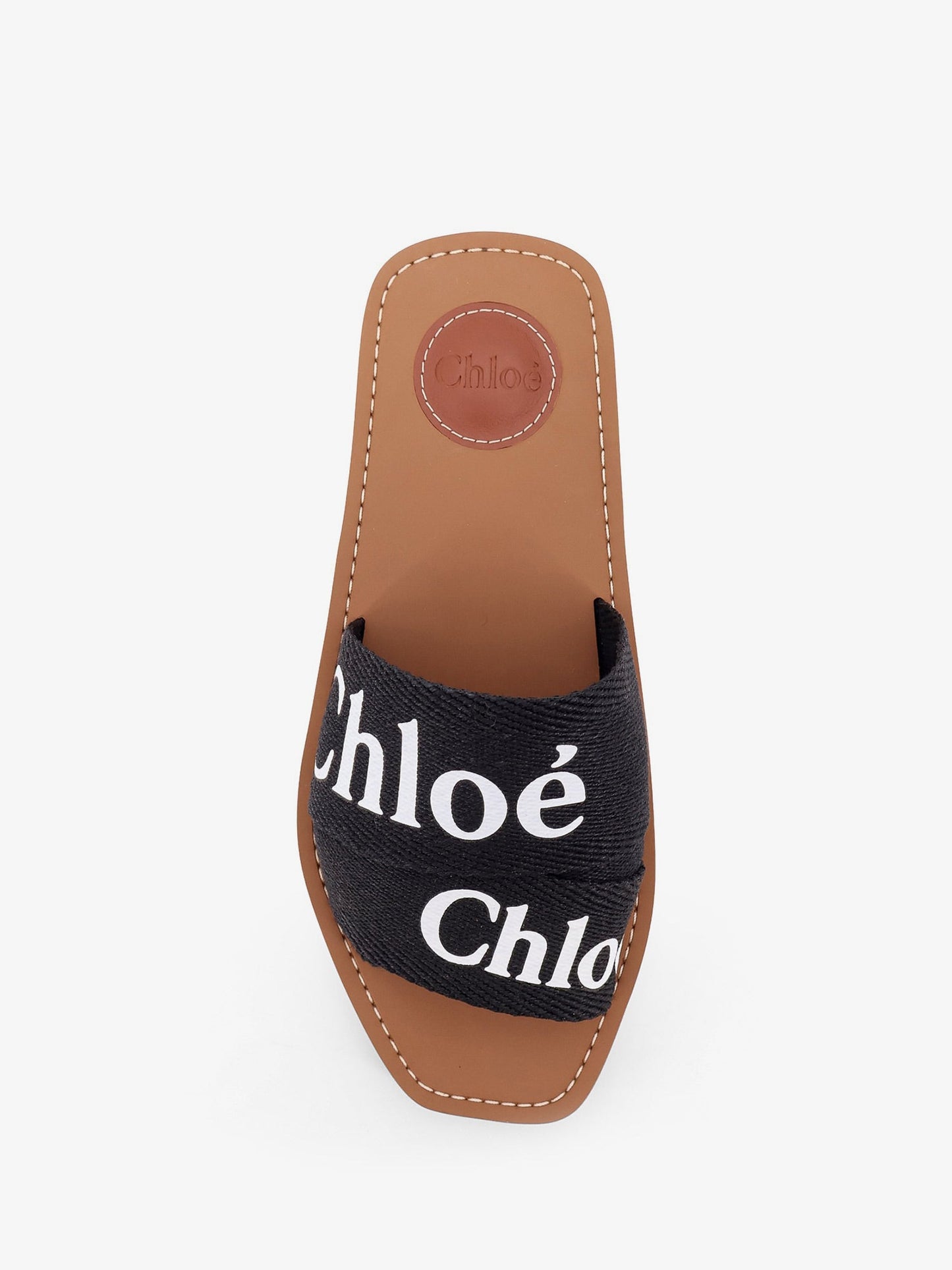 chloe'-woody-linen-flat-sandals