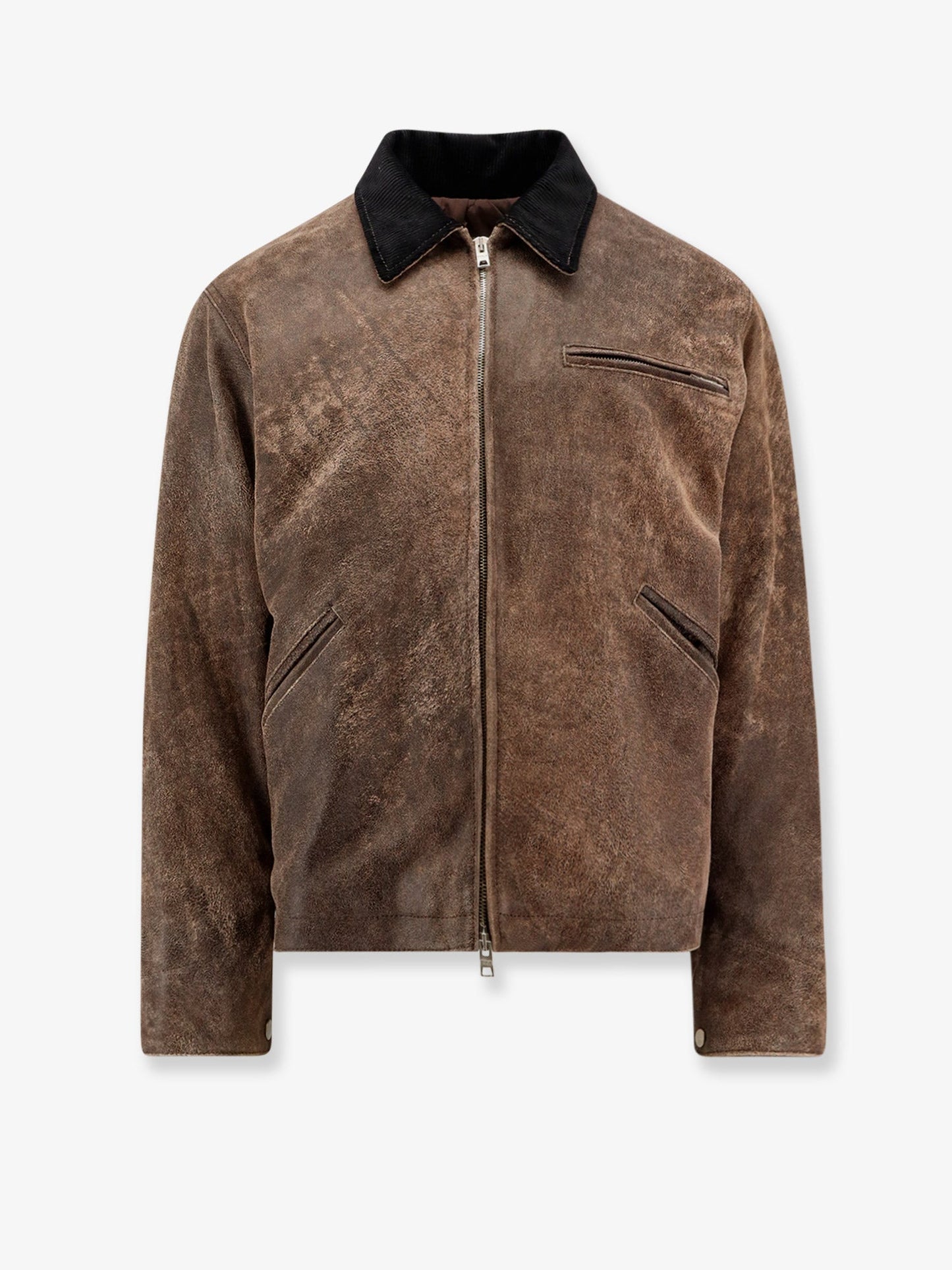 dfour-padded-leather-jacket-with-corduroy-collar