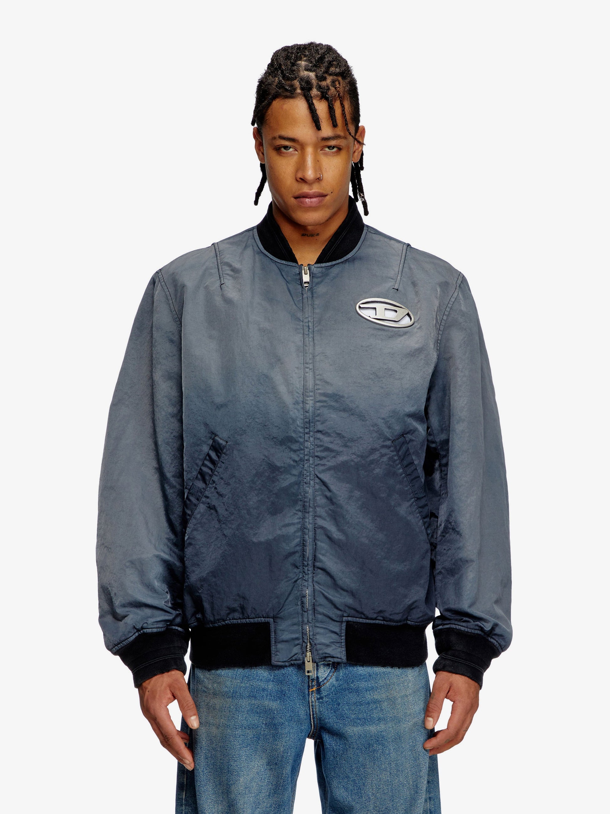 diesel-j-kepes-delavé-nylon-bomber-jacket