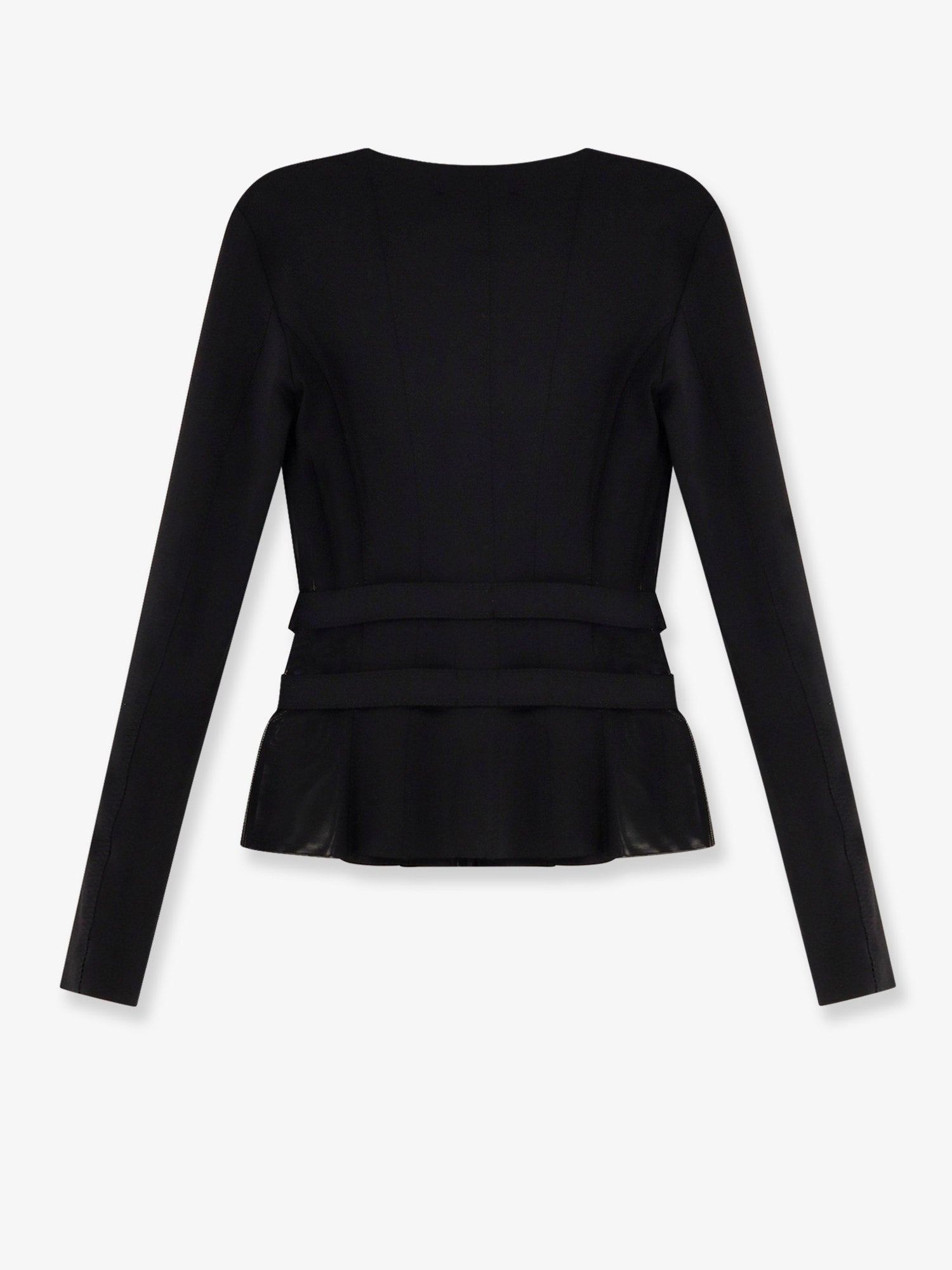 elisabetta-franchi-stretch-fabric-blazer-with-metal-details