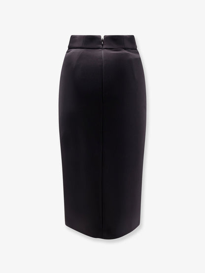 elisabetta-franchi-satin-pencil-skirt