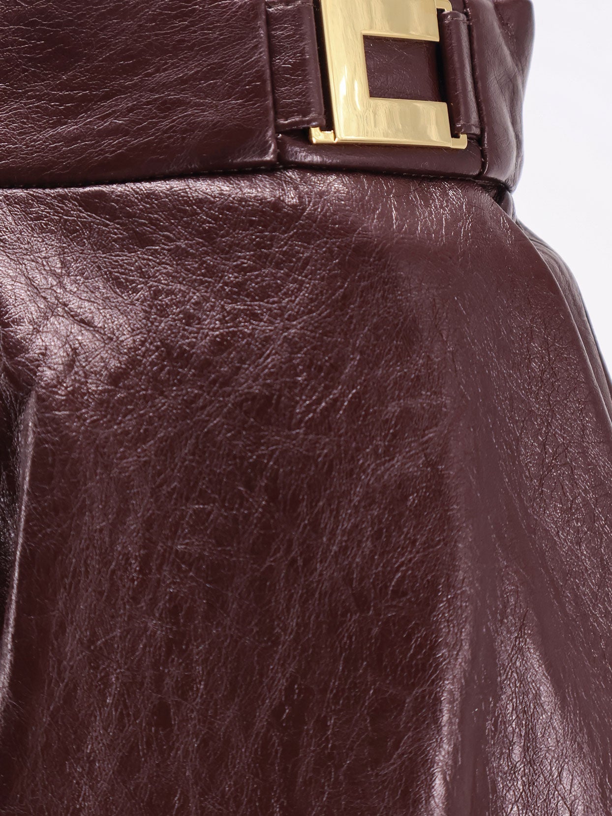 elisabetta-franchi-faux-leather-skirt