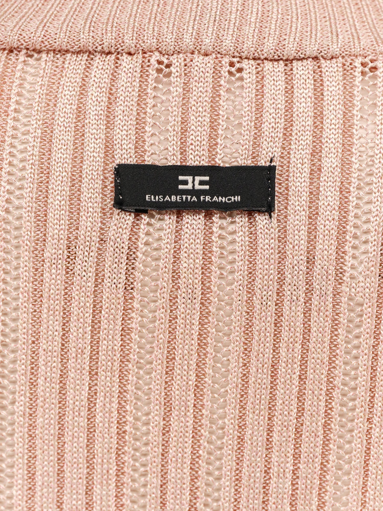elisabetta-franchi-metallic-fabric-turtleneck-sweater