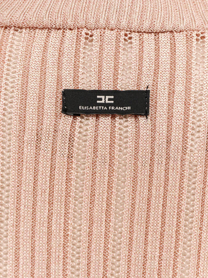elisabetta-franchi-metallic-fabric-turtleneck-sweater