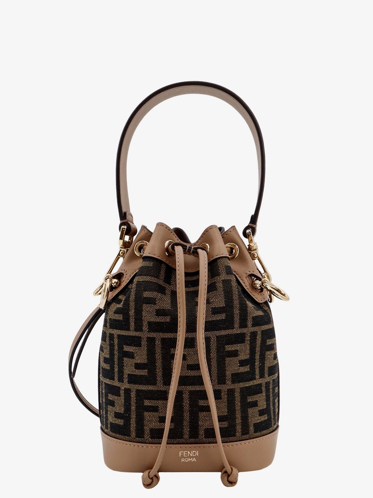 mini-mon-tresor-ff-jacquard-fabric-and-leather-bucket-bag-8bs093-1