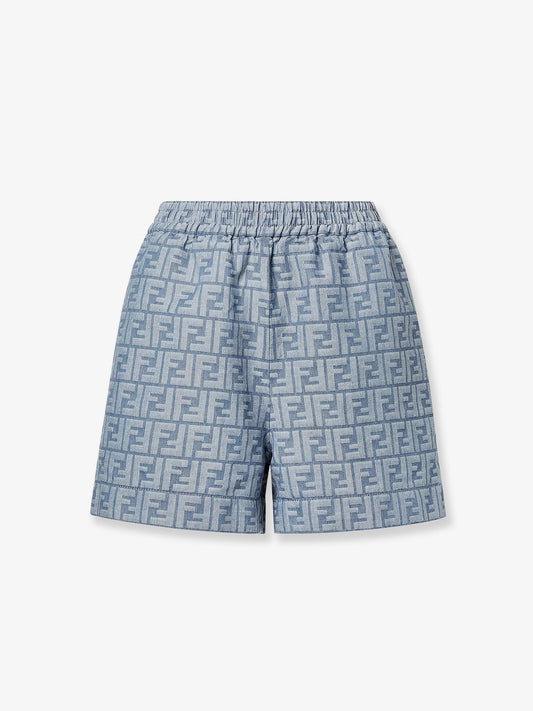 fendi-ff-cotton-and-linen-shorts