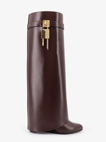 givenchy-shark-lock-leather-boots