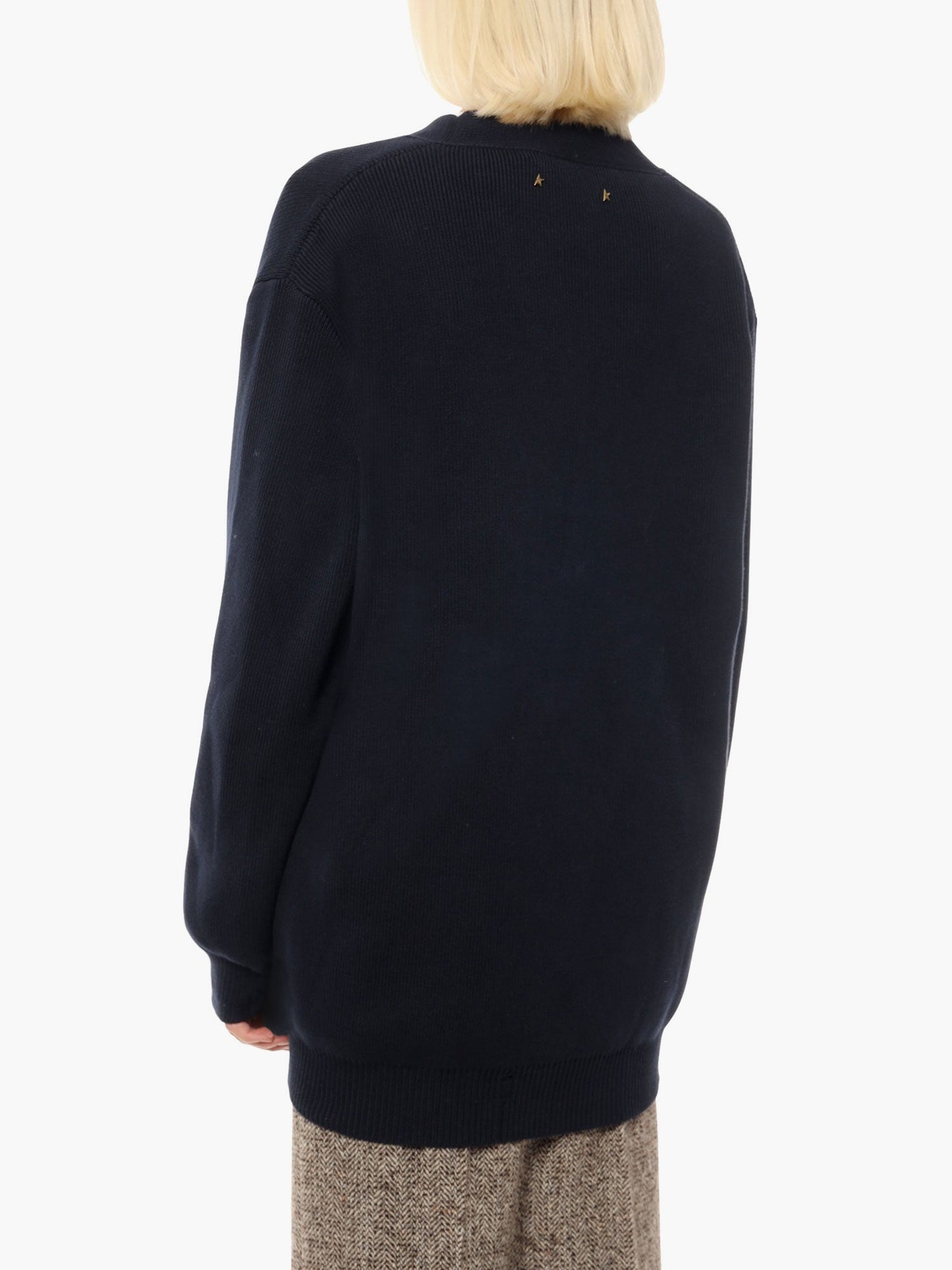 golden-goose-deluxe-brand-cotton-cardigan-with-brooch-detail