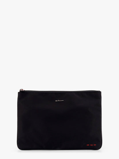 kiton-ciro-paone-nylon-clutch-bag-with-metal-lettering-logo