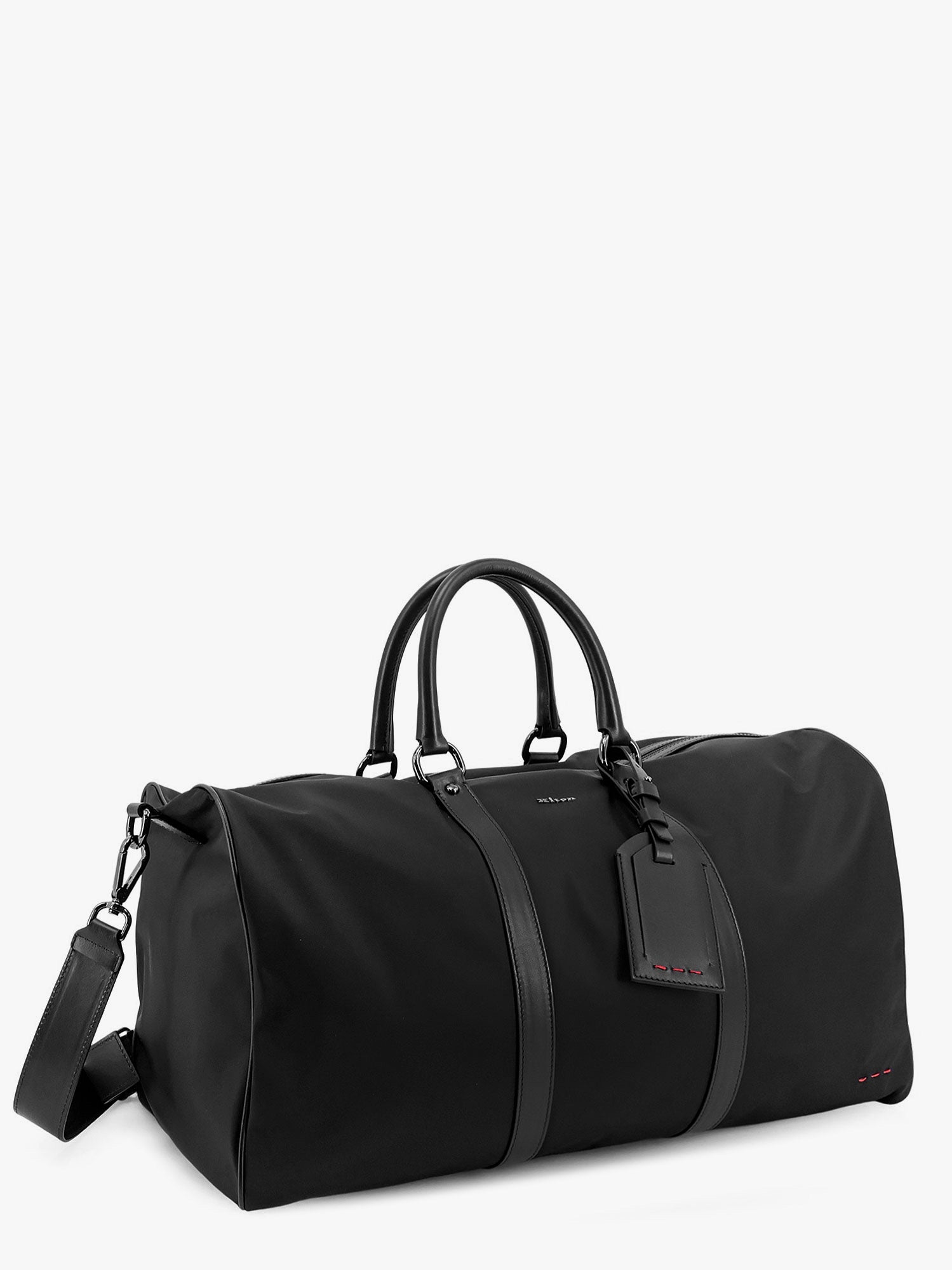 kiton-ciro-paone-nylon-duffle-bag-with-leather-inserts