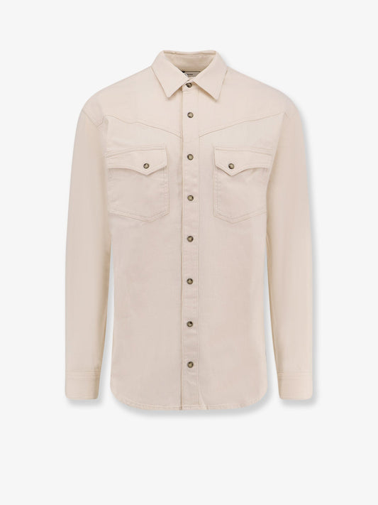 lardini-white-denim-shirt