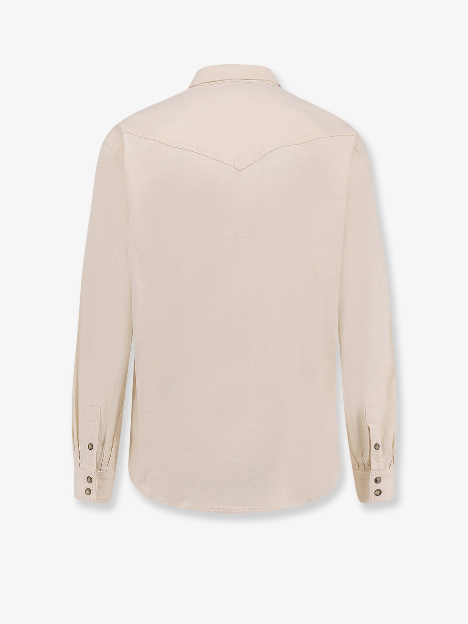 lardini-white-denim-shirt