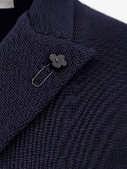 lardini-knitted-blazer-with-iconic-brooch