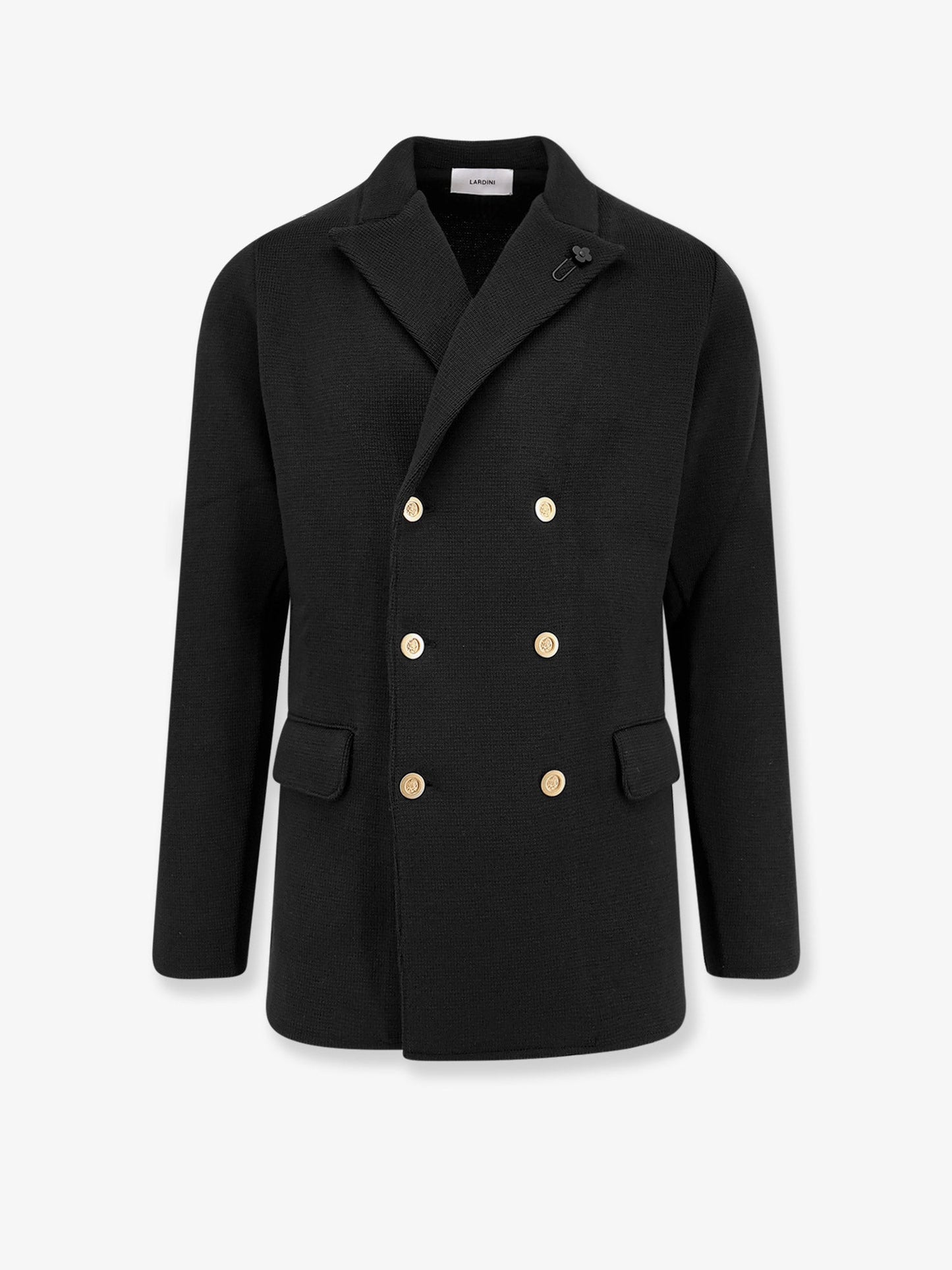 lardini-knitted-blazer-with-iconic-brooch