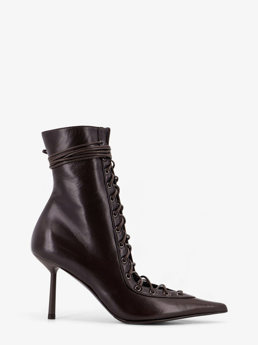 le-silla-colette-leather-ankle-boots