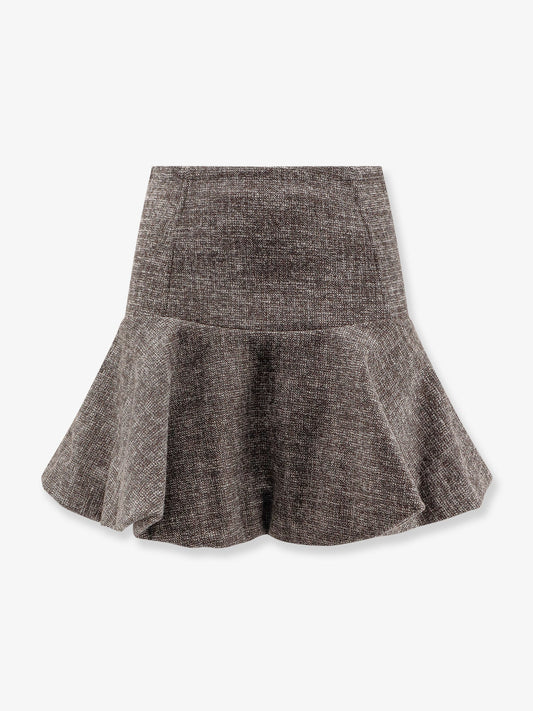 pinko-hot-dogs-tweed-flannel-mini-skirt