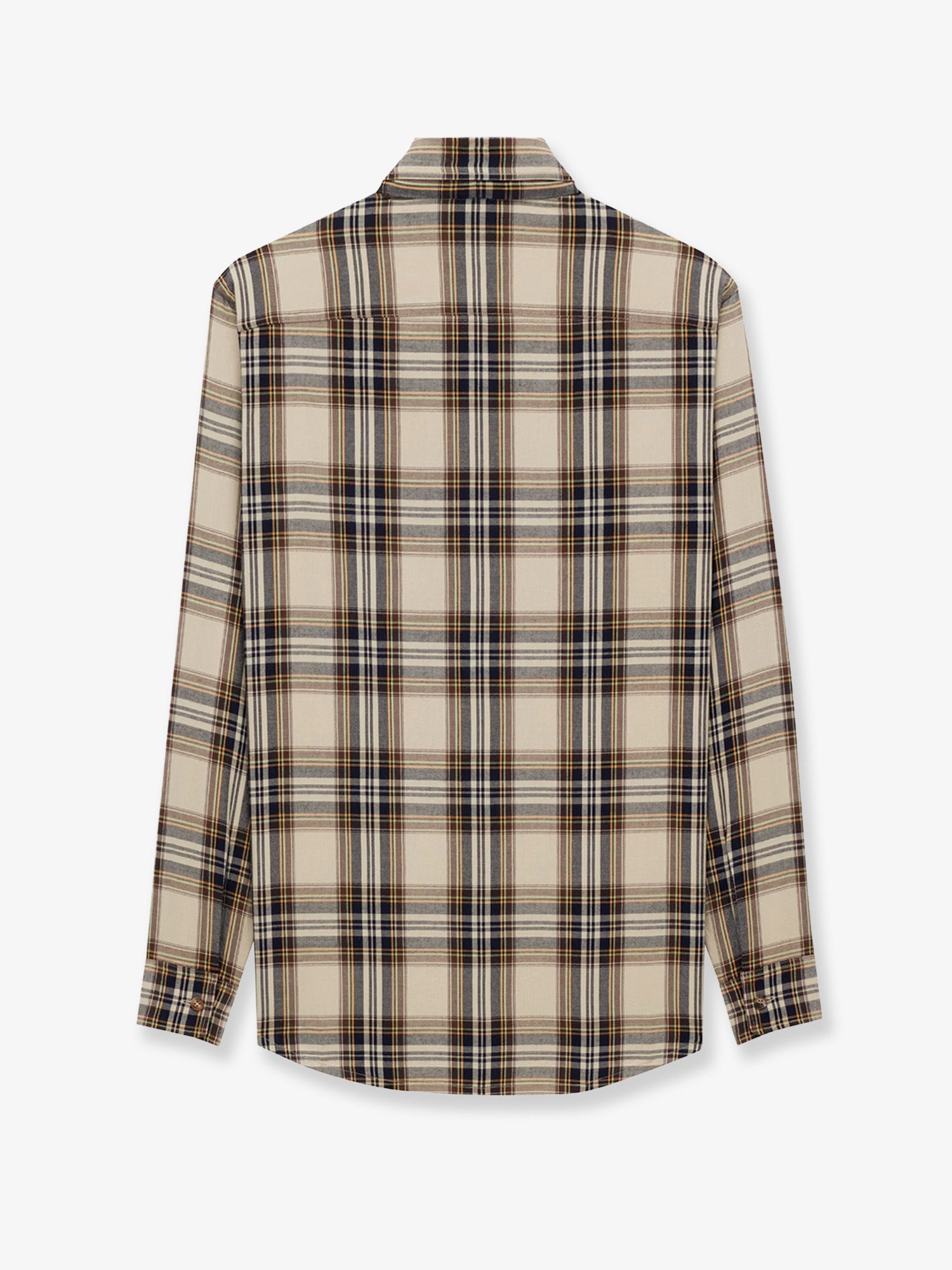 saint-laurent-cotton-tartan-lavallière-shirt