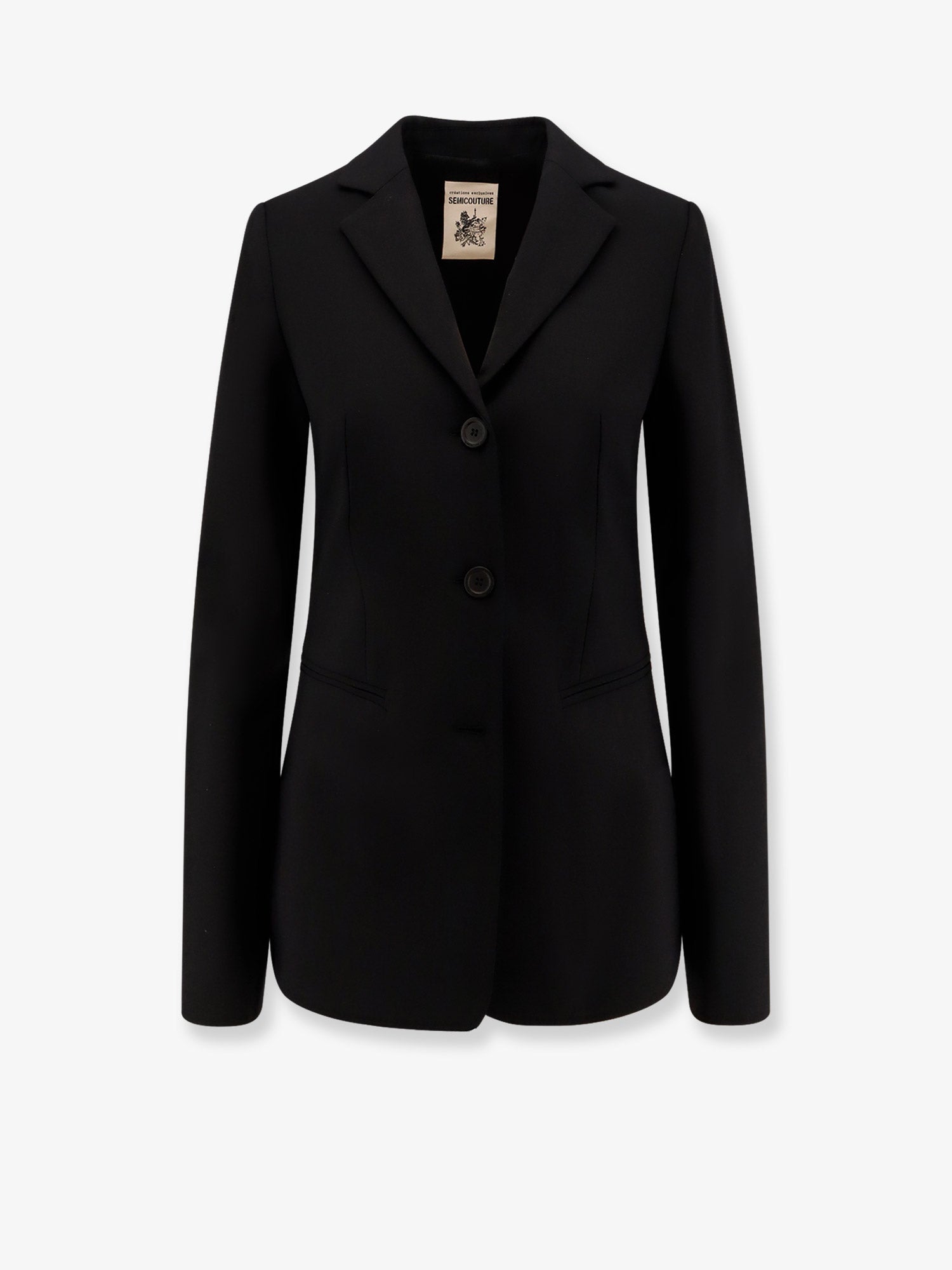 semicouture-wool-blend-blazer