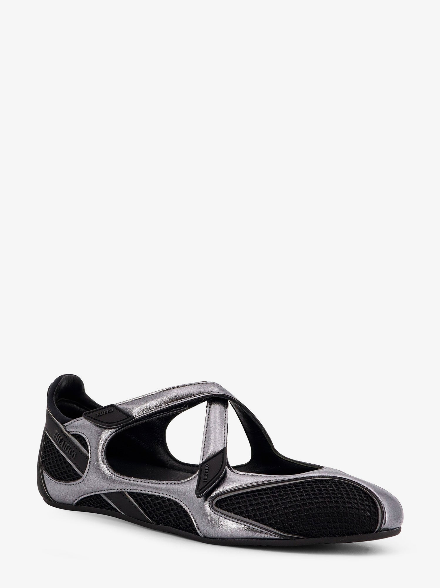 the-attico-floor-01-mesh-and-leather-ballerinas-flat