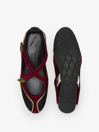 the-attico-foor-01-mesh-and-suede-ballerinas-flat