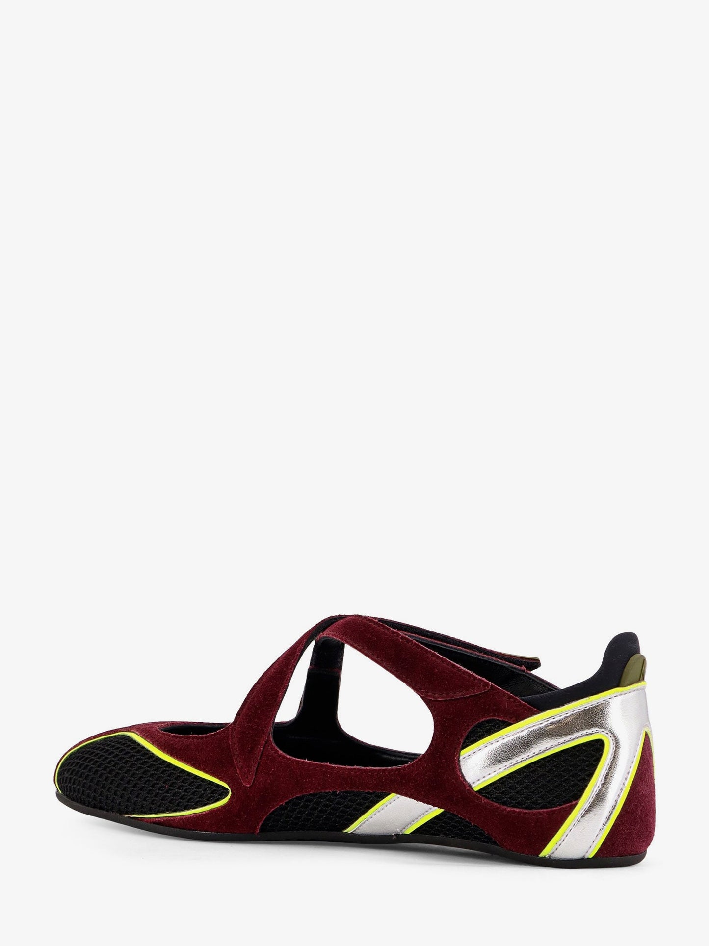 the-attico-foor-01-mesh-and-suede-ballerinas-flat