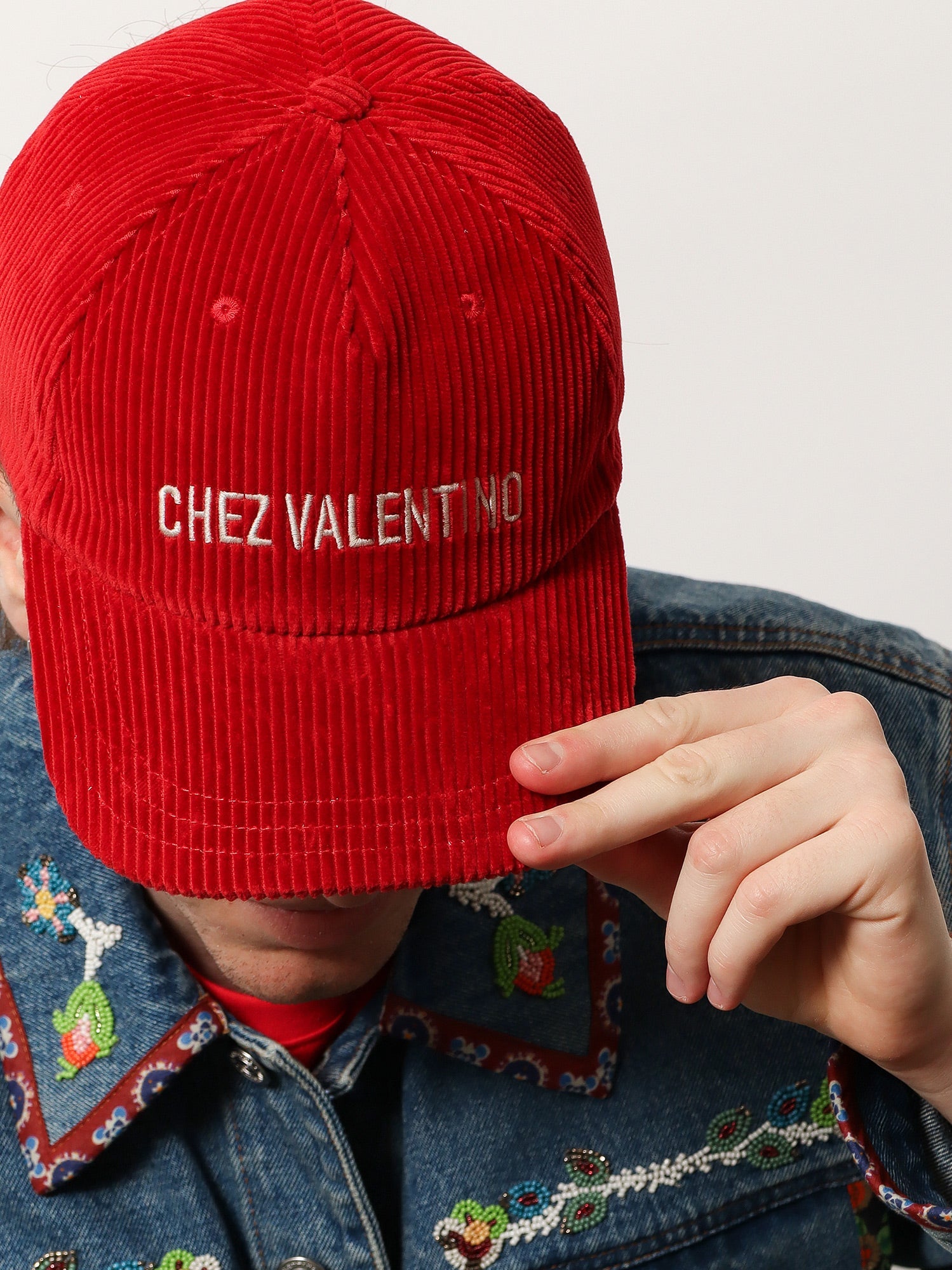 valentino-garavani-corduroy-baseball-hat