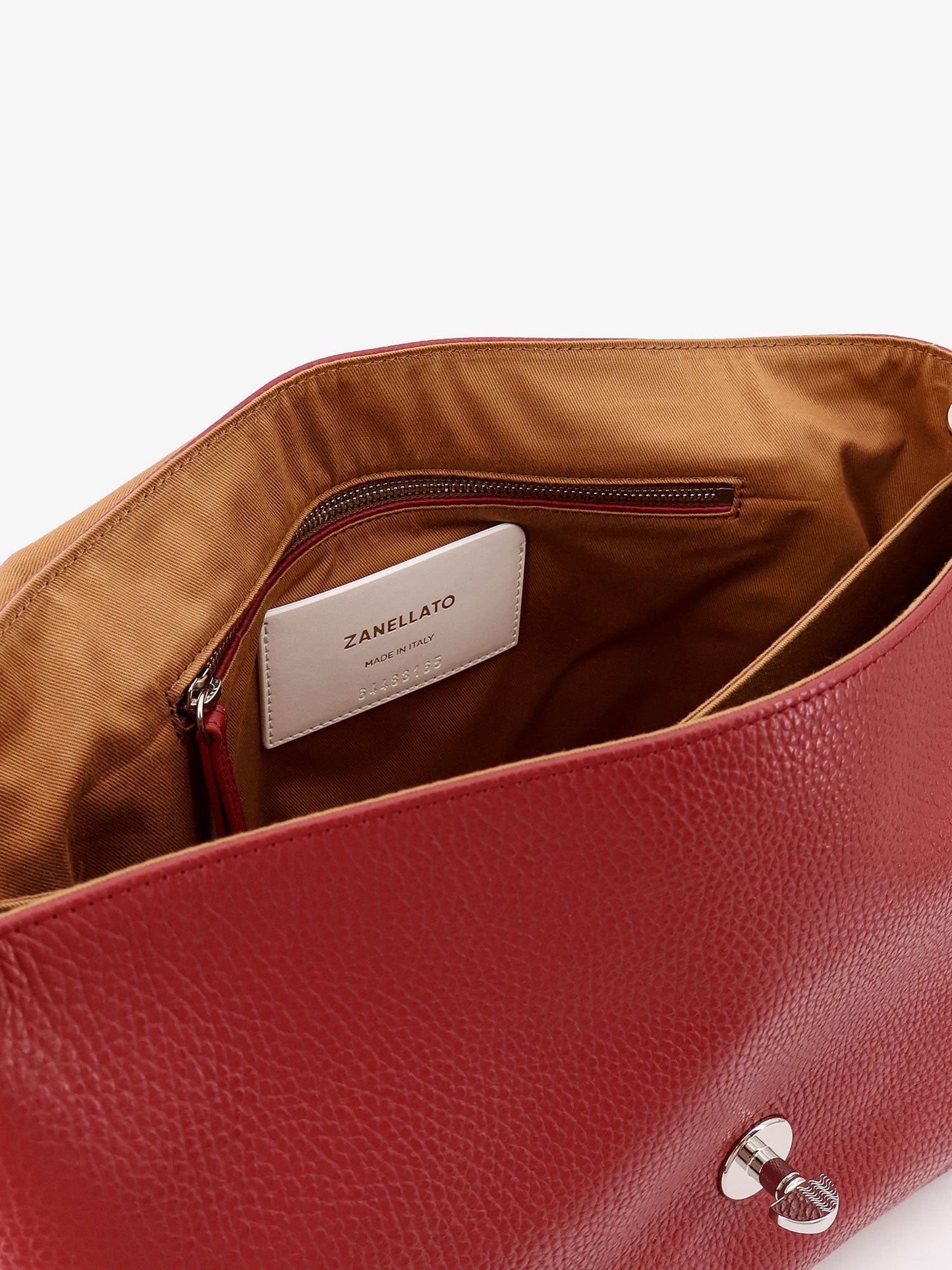 Postina M leather shoulder bag