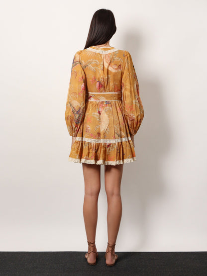 zimmermann-frill-cotton-short-dress-with-floral-print