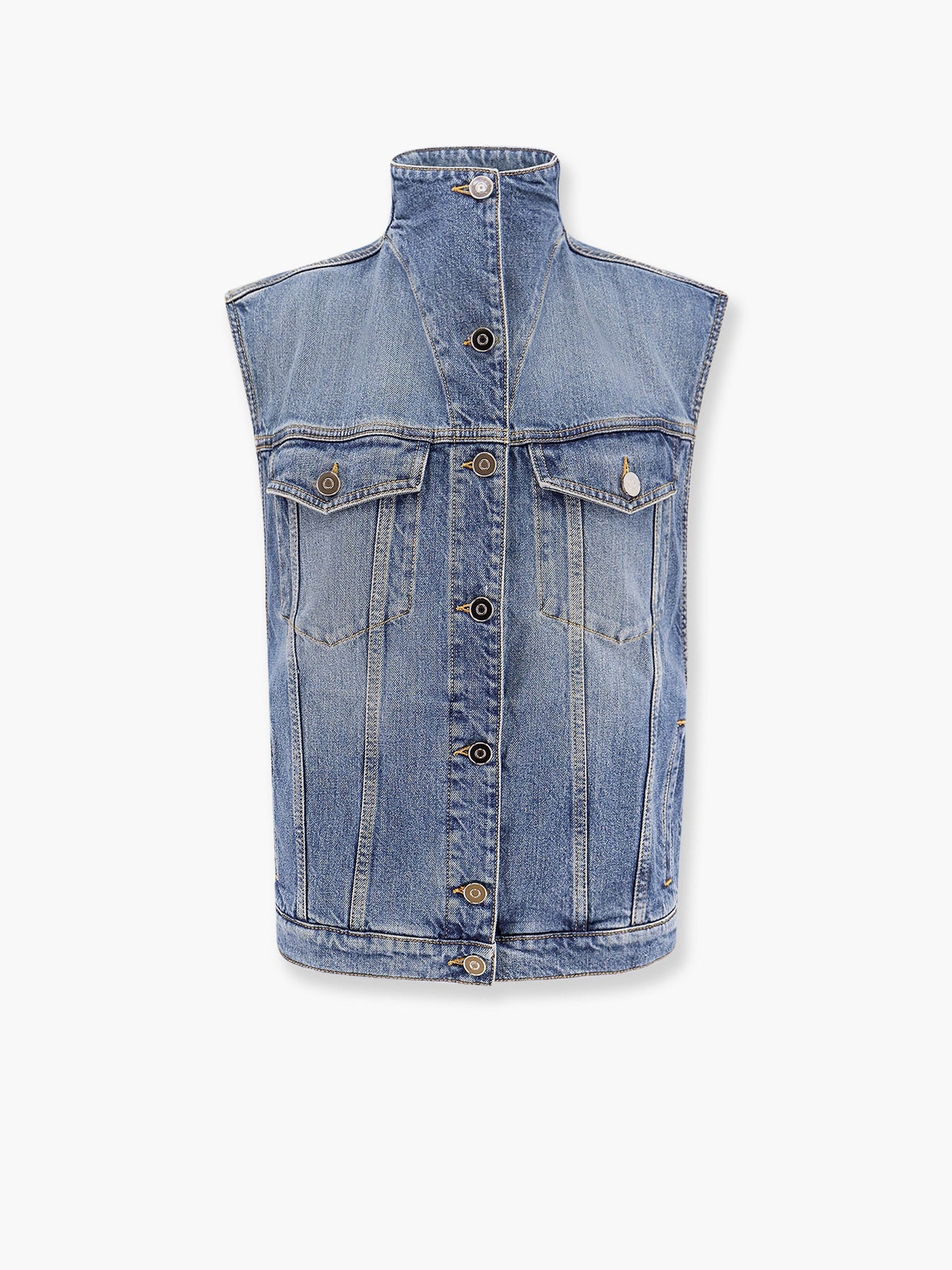 alaia-stone-washed-denim-sleeveless-jacket