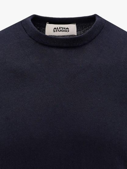 alpha-studio-cotton-crepe-t-shirt