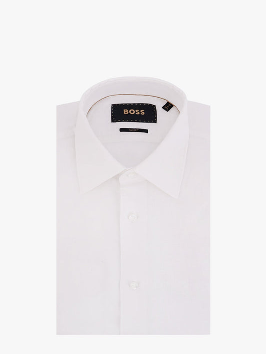 boss-slim-fit-linen-shirt