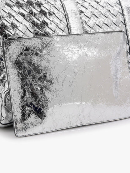 bottega-veneta-silver-leather-duffle-bag-with-intrecciato-motif