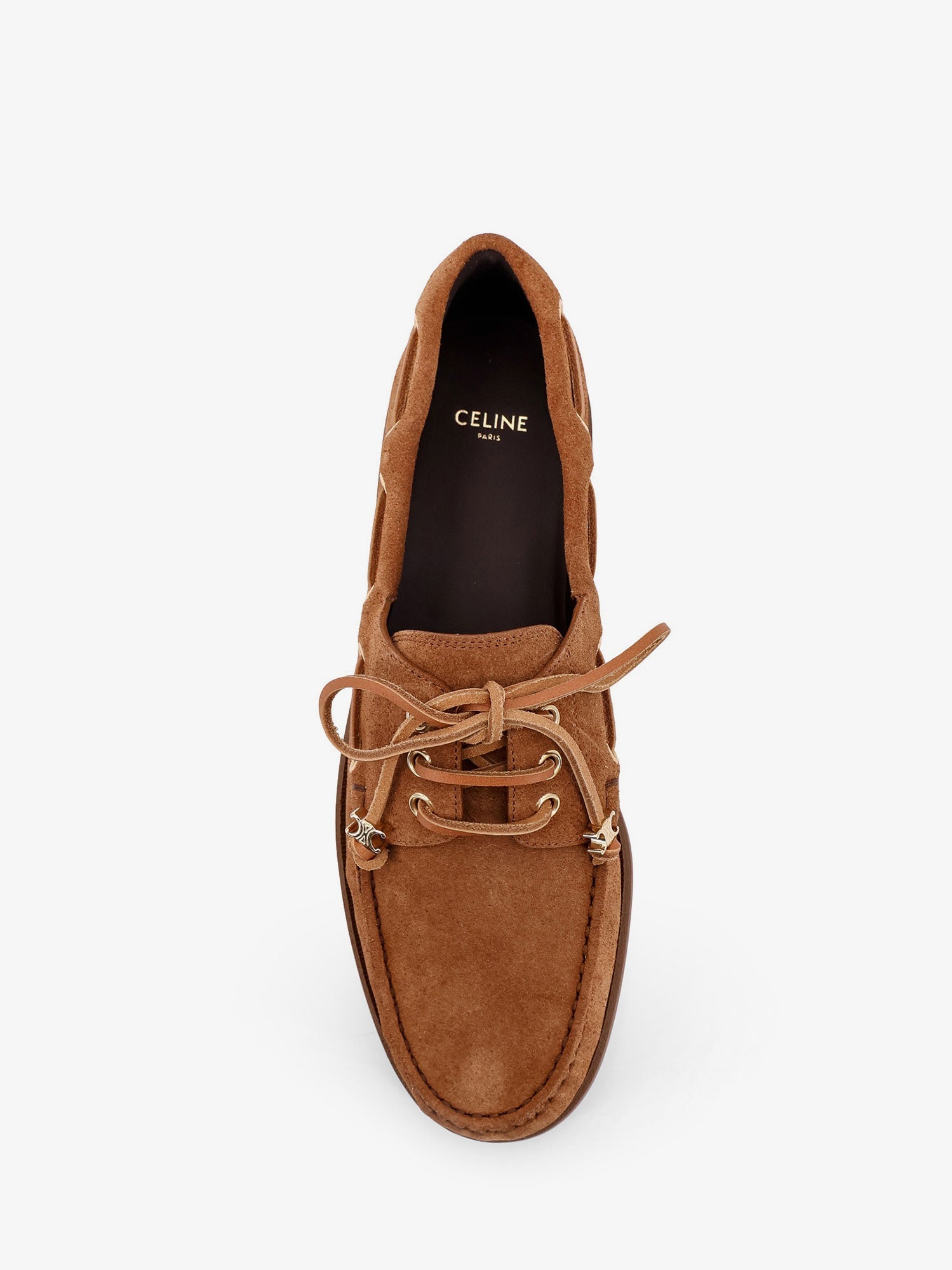 celine-bateau-suede-loafers