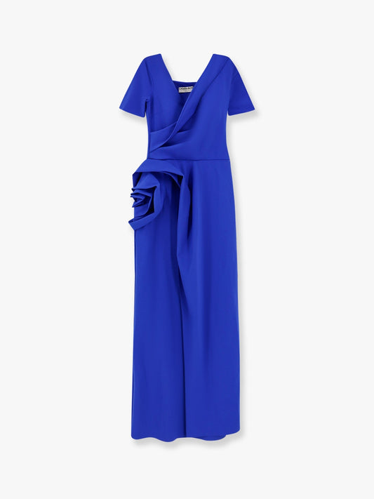 chiara-boni-tekkan-jersey-stretch-long-dress
