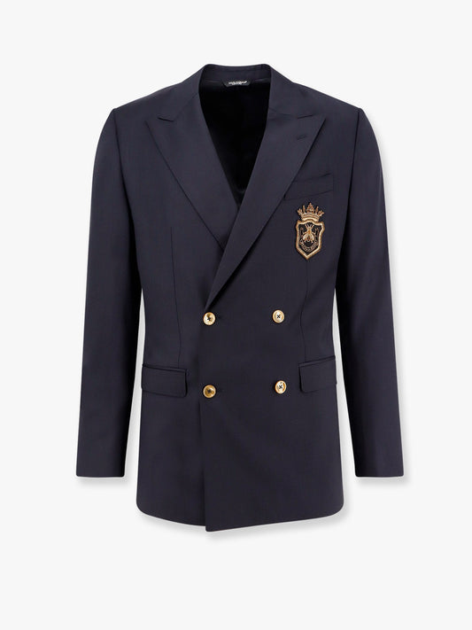 dolce-&-gabbana-stretch-virgin-wool-blazer-with-frontal-logo-patch