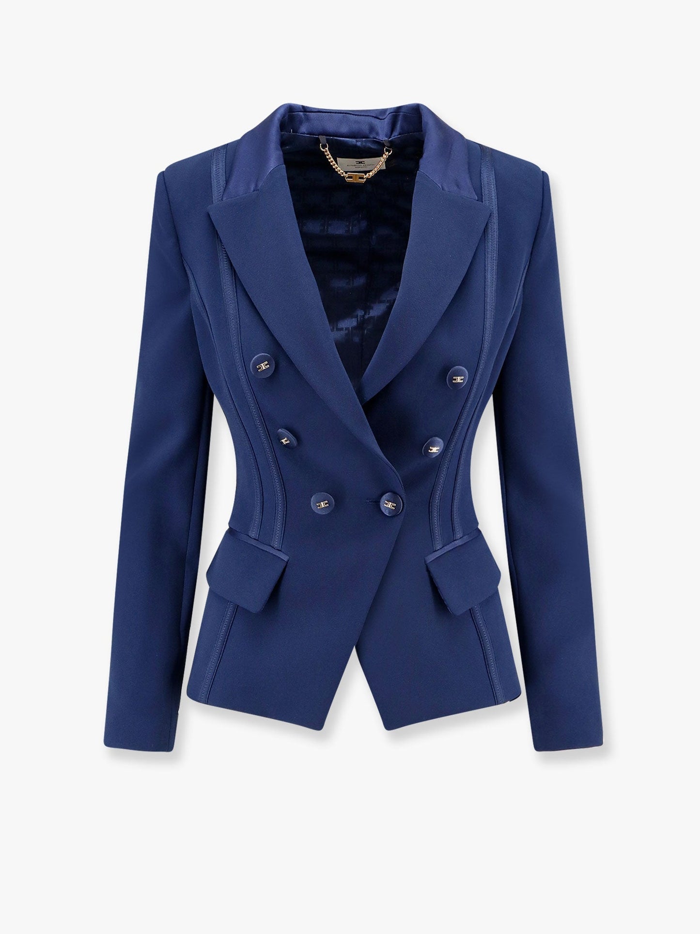elisabetta-franchi-essentials-blazer-with-shoulder-pads-and-covered-buttons