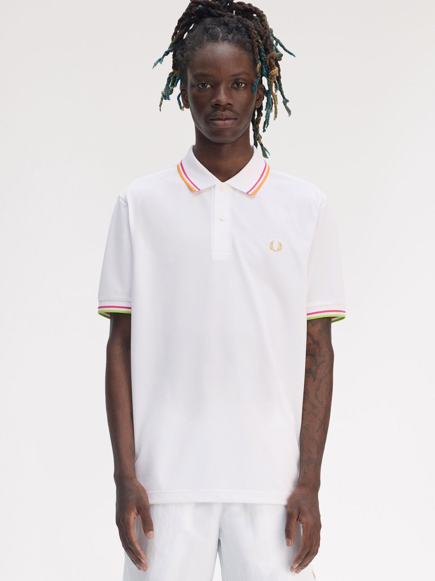 fred-perry-on-court-twin-tipped-recycled-polyester-polo-shirt