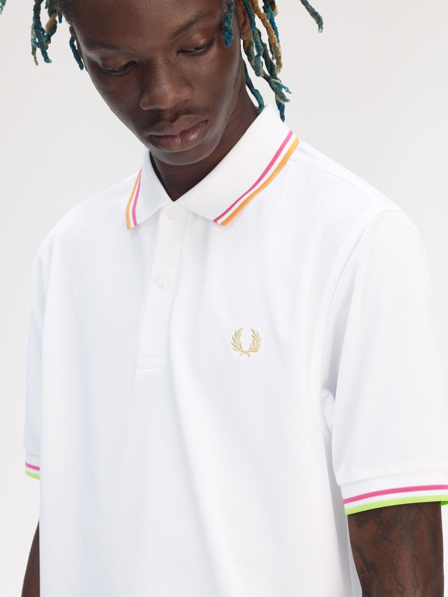 fred-perry-on-court-twin-tipped-recycled-polyester-polo-shirt