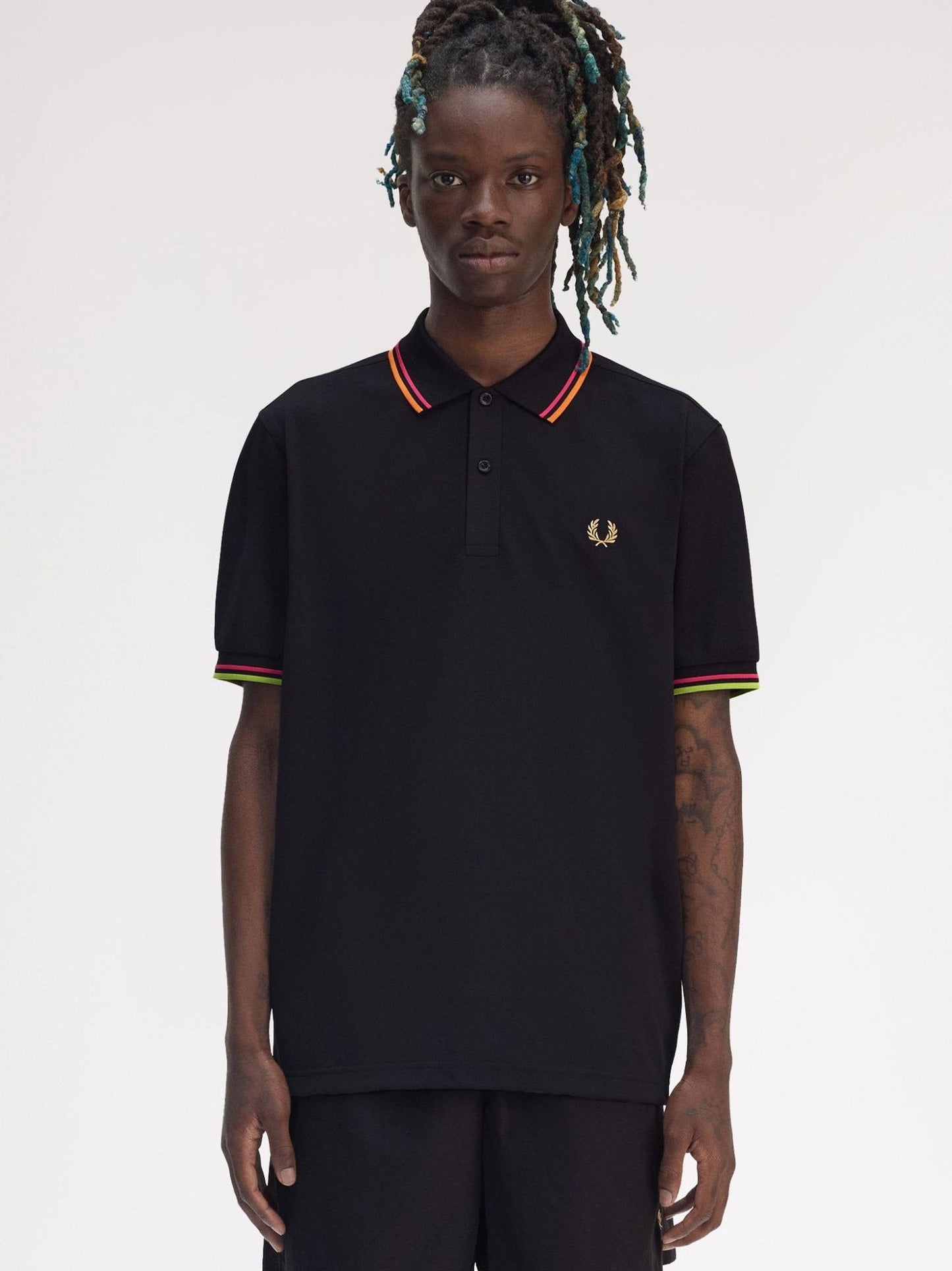 fred-perry-on-court-twin-tipped-recycled-polyester-polo