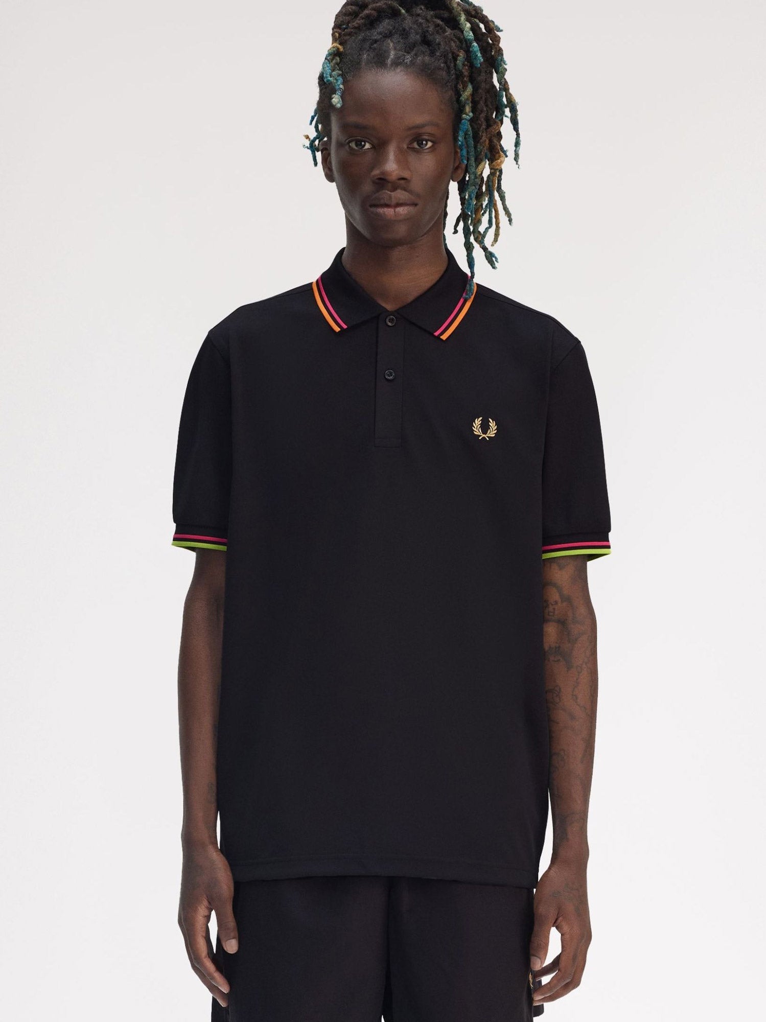 fred-perry-on-court-twin-tipped-recycled-polyester-polo