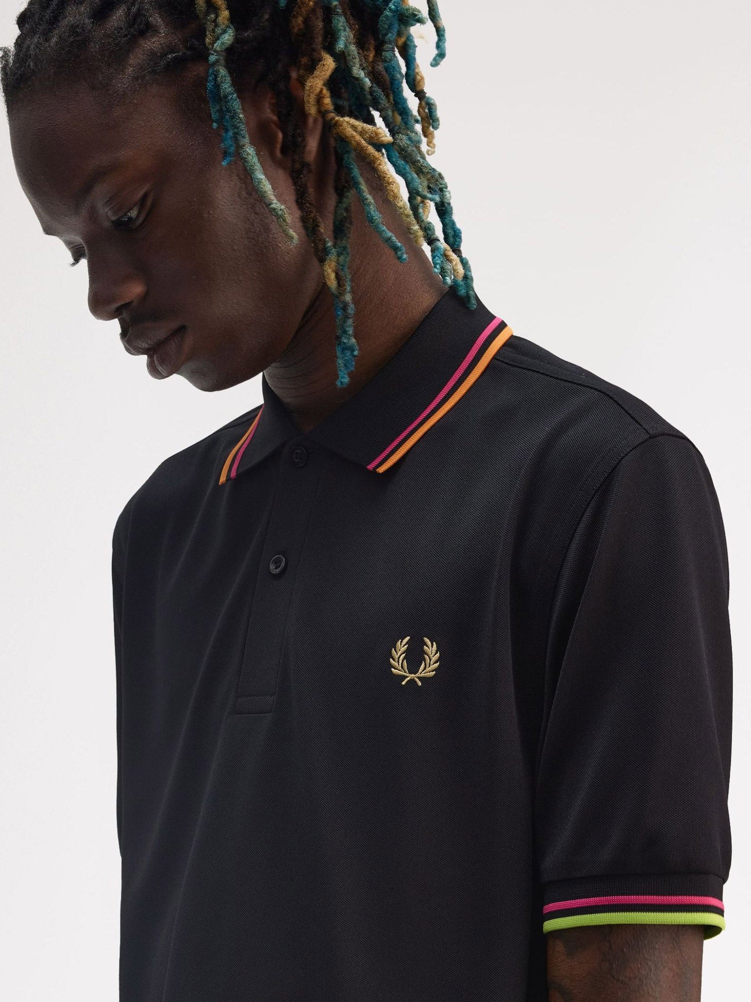 fred-perry-on-court-twin-tipped-recycled-polyester-polo