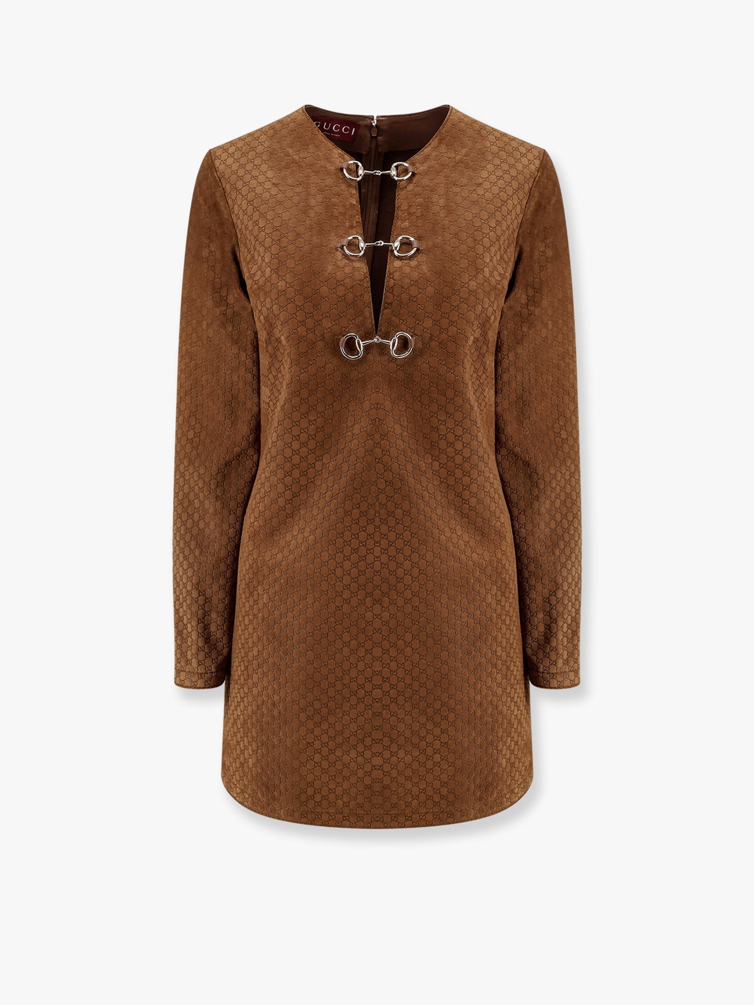 gucci-suede-short-dress-with-all-over-gg-logo