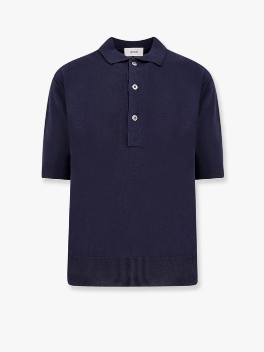 lardini-viscose-and-cotton-knit-polo-shirt
