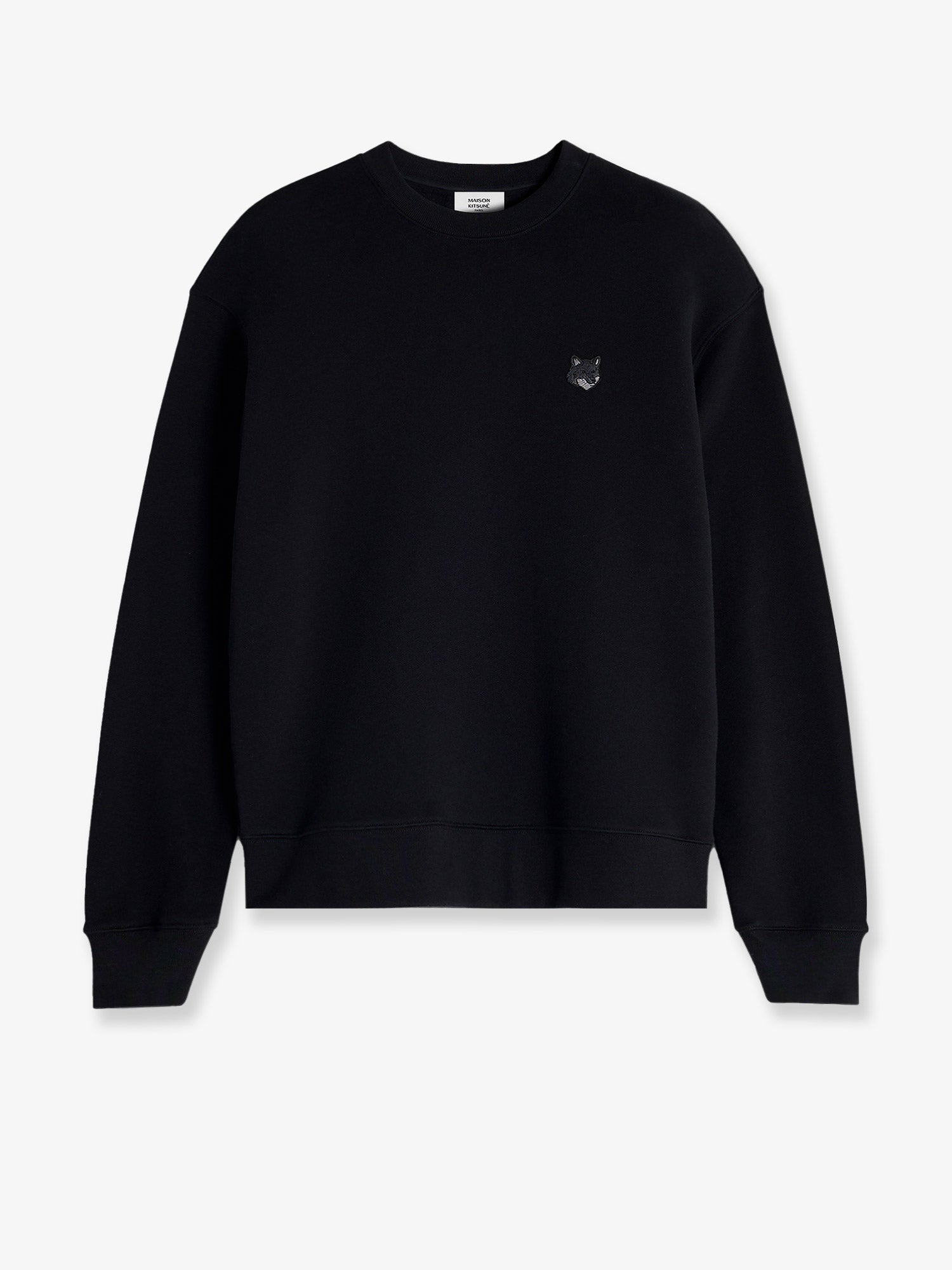 maison-kitsune-cotton-sweatshirt-with-bold-fox-head-patch