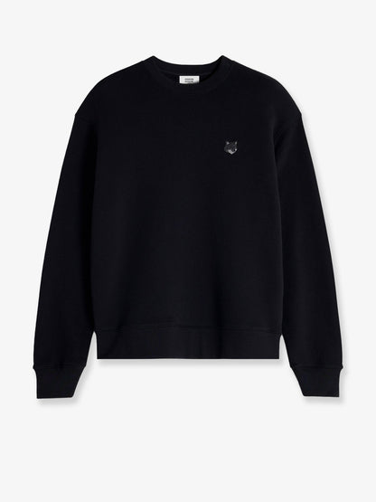 maison-kitsune-cotton-sweatshirt-with-bold-fox-head-patch
