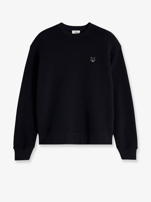 maison-kitsune-cotton-sweatshirt-with-bold-fox-head-patch