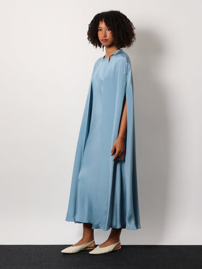 max-mara-managua-silk-long-dress-with-silk-cape-and-metal-detail