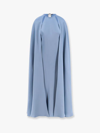 max-mara-managua-silk-long-dress-with-silk-cape-and-metal-detail