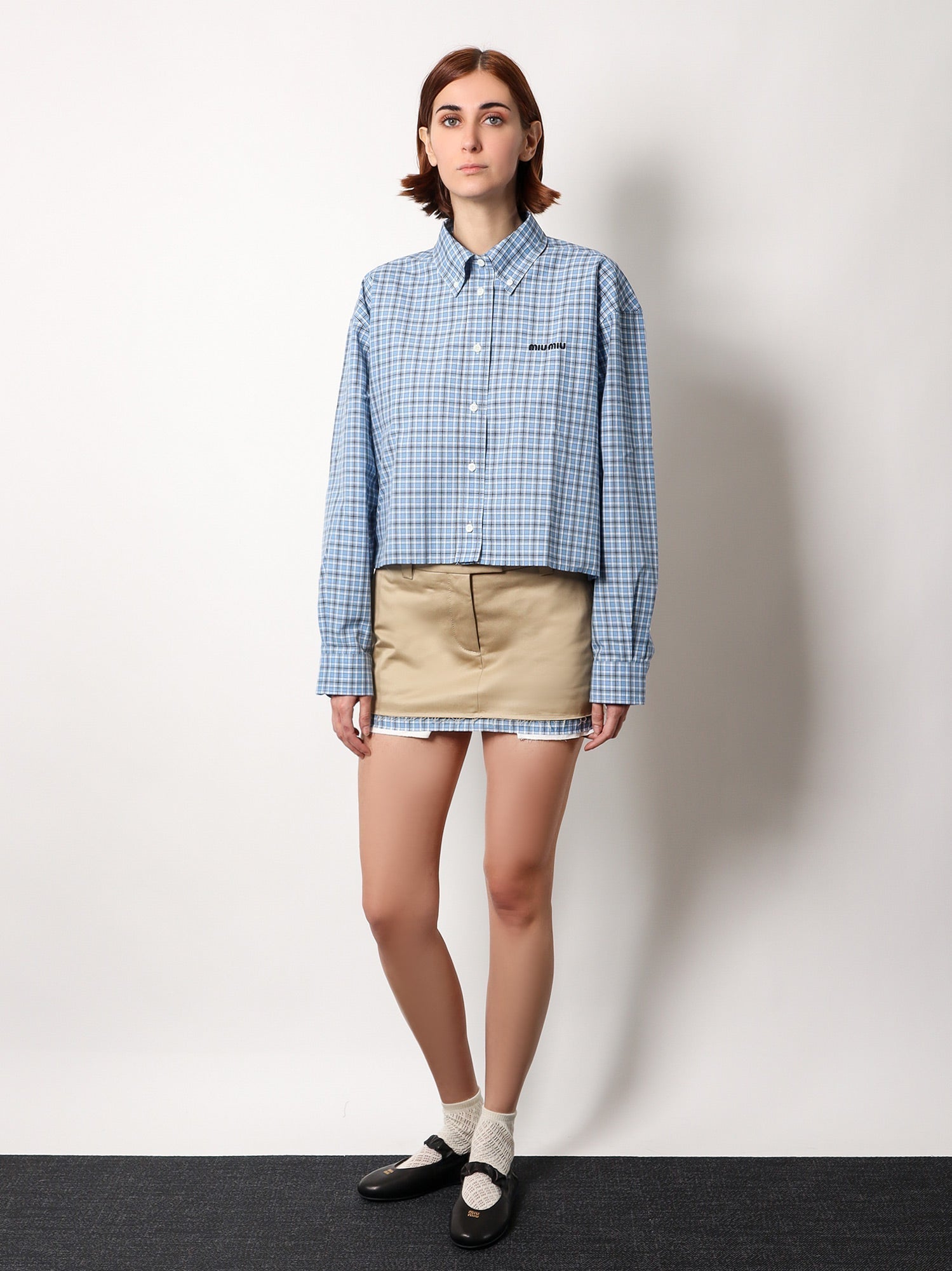 miu-miu-cotton-skirt-with-check-insert-on-the-bottom